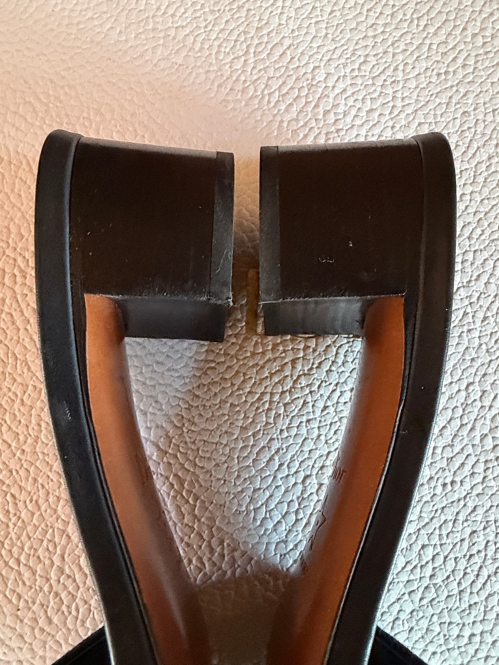 Auth. Dior Dway Embroidered Slide Heel Mule - Picture 13 of 13